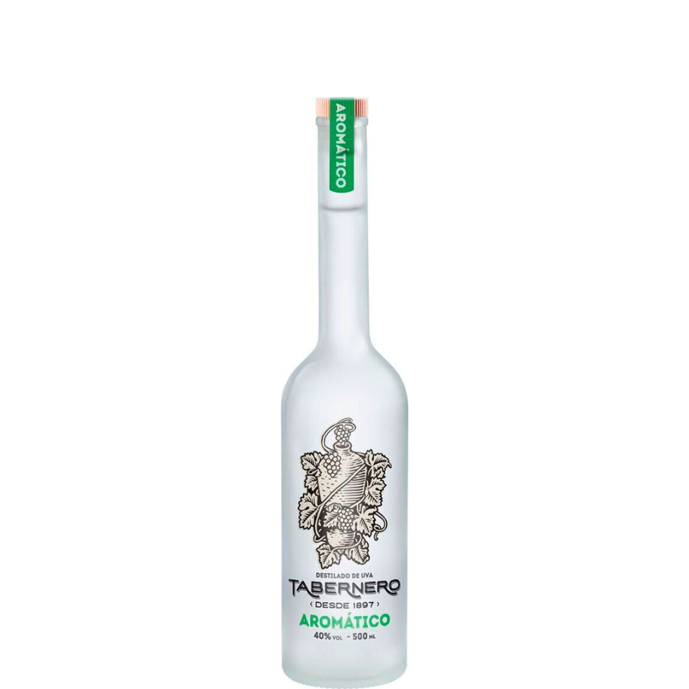 DESTILADO DE UVA TABERNERO AROMATICO 500 ML.