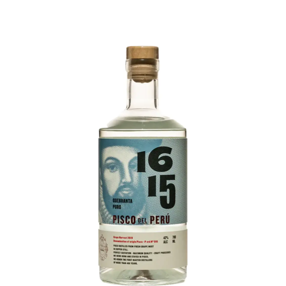 DESTILADO DE UVA 1615 QUEBRANTA 700 ML.