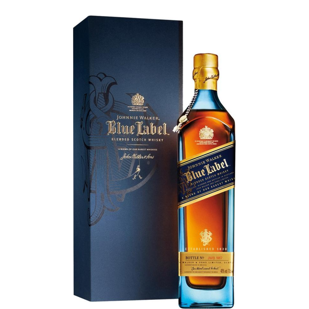 WHISKY JOHNNIE WALKER BLUE LABEL 750 ML.