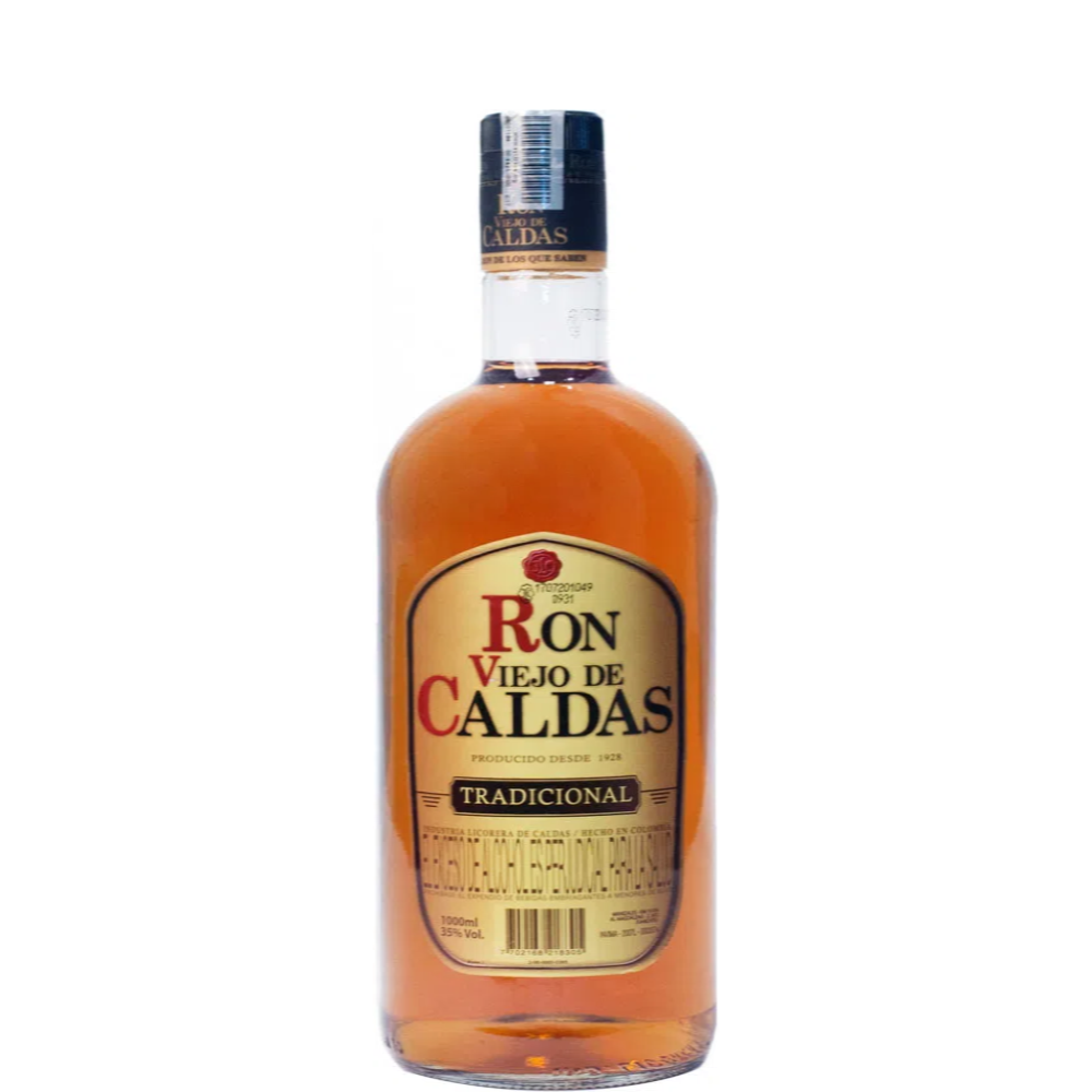 RON VIEJO DE CALDAS AÑEJO 3 AÑOS 1.0 LT.