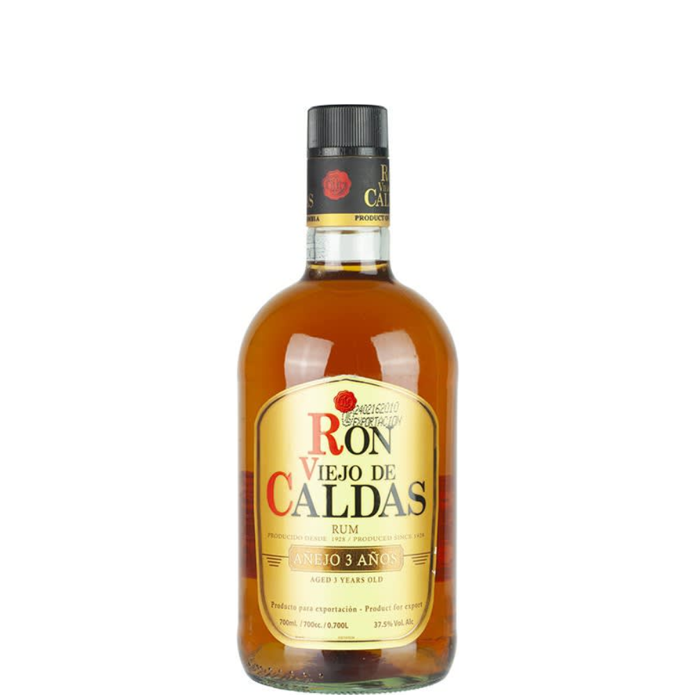 RON VIEJO DE CALDAS AÑEJO 3 AÑOS 750 ML.