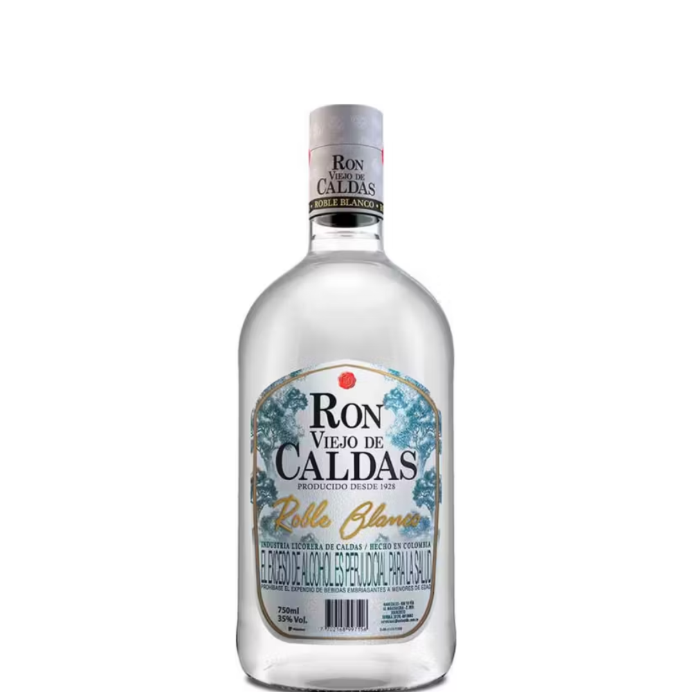 RON VIEJO DE CALDAS BLANCO 750 ML.