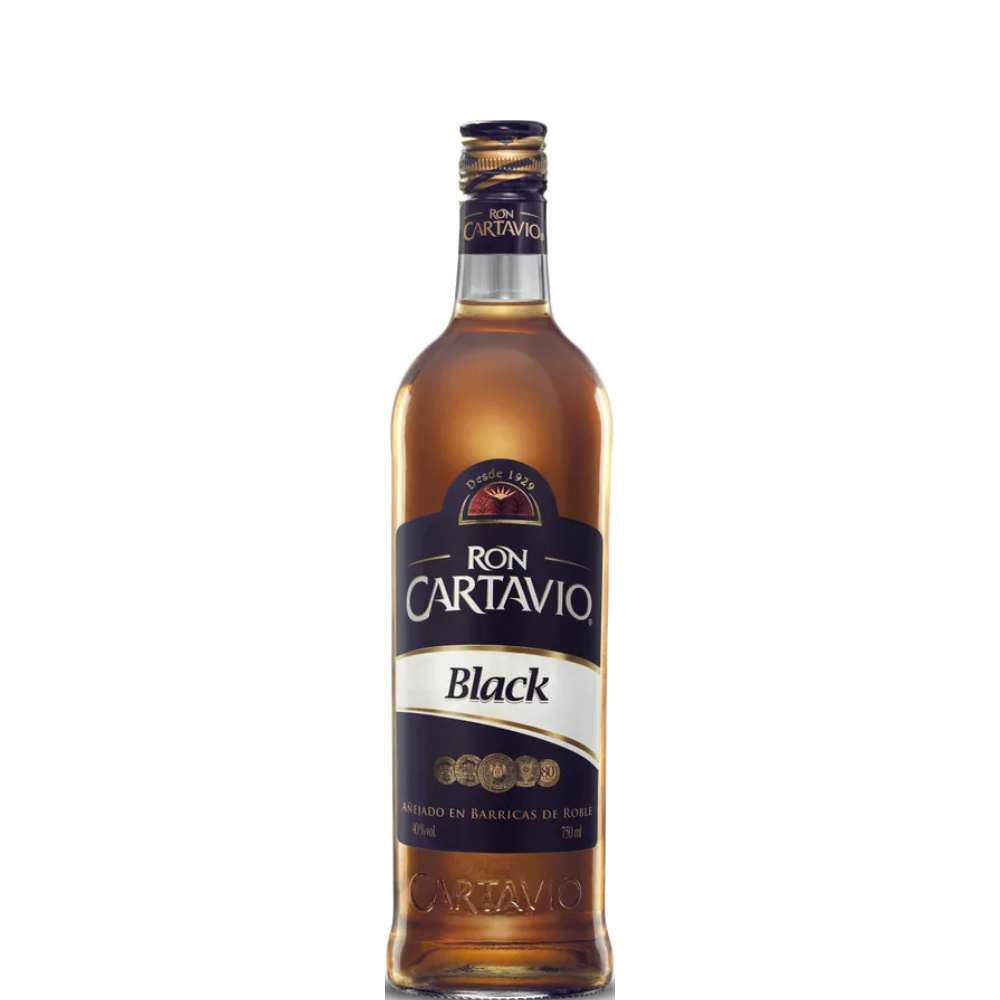 RON CARTAVIO BLACK 2 AÑOS 750 ML.