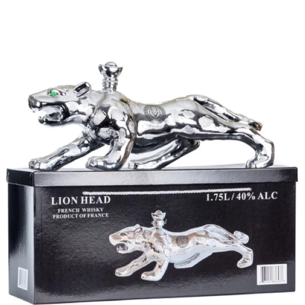 WHISKY CASINO AZUL LION HEAD 1.750 LT. - EDICION JAGUAR