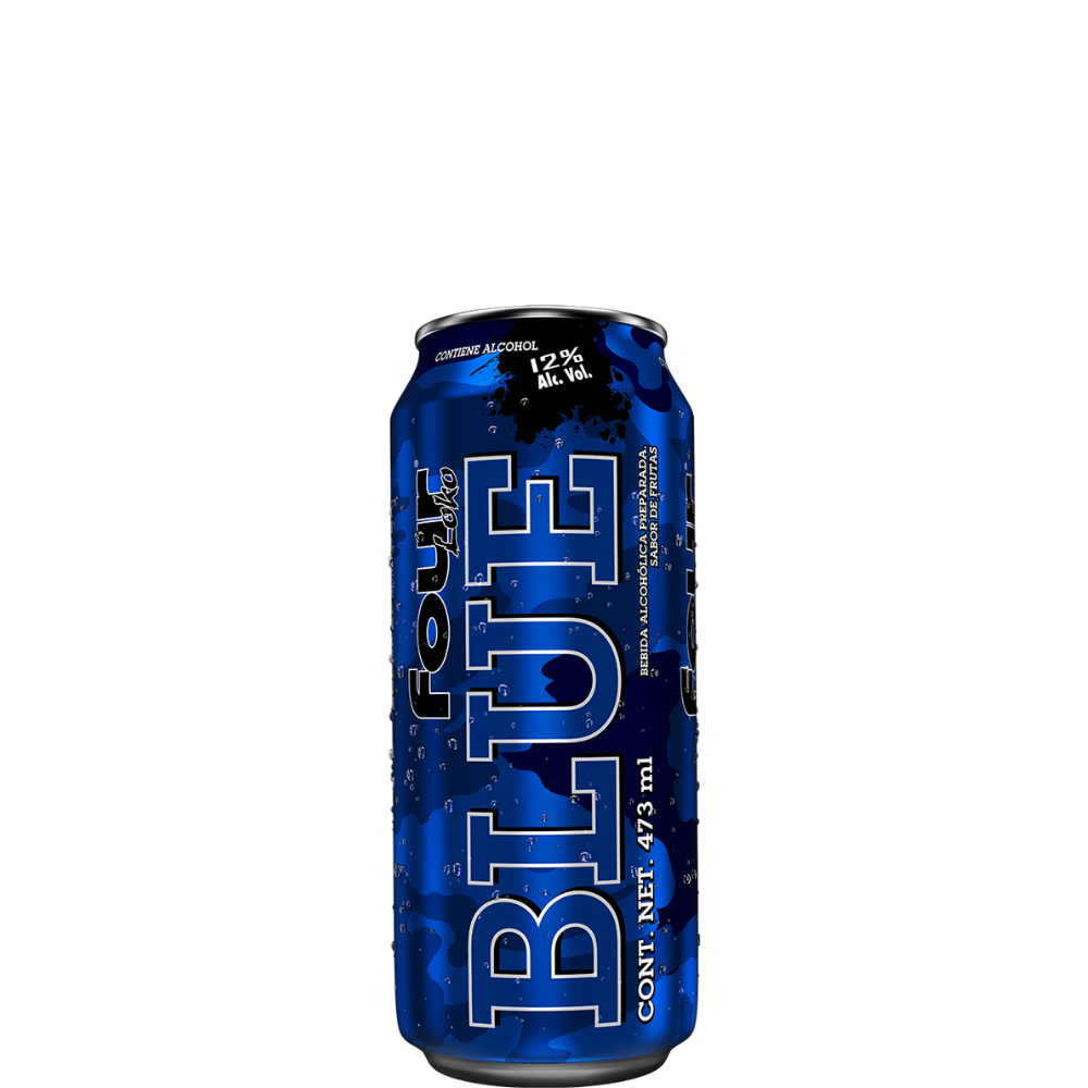 FOUR LOKO BLUE 473 ML.