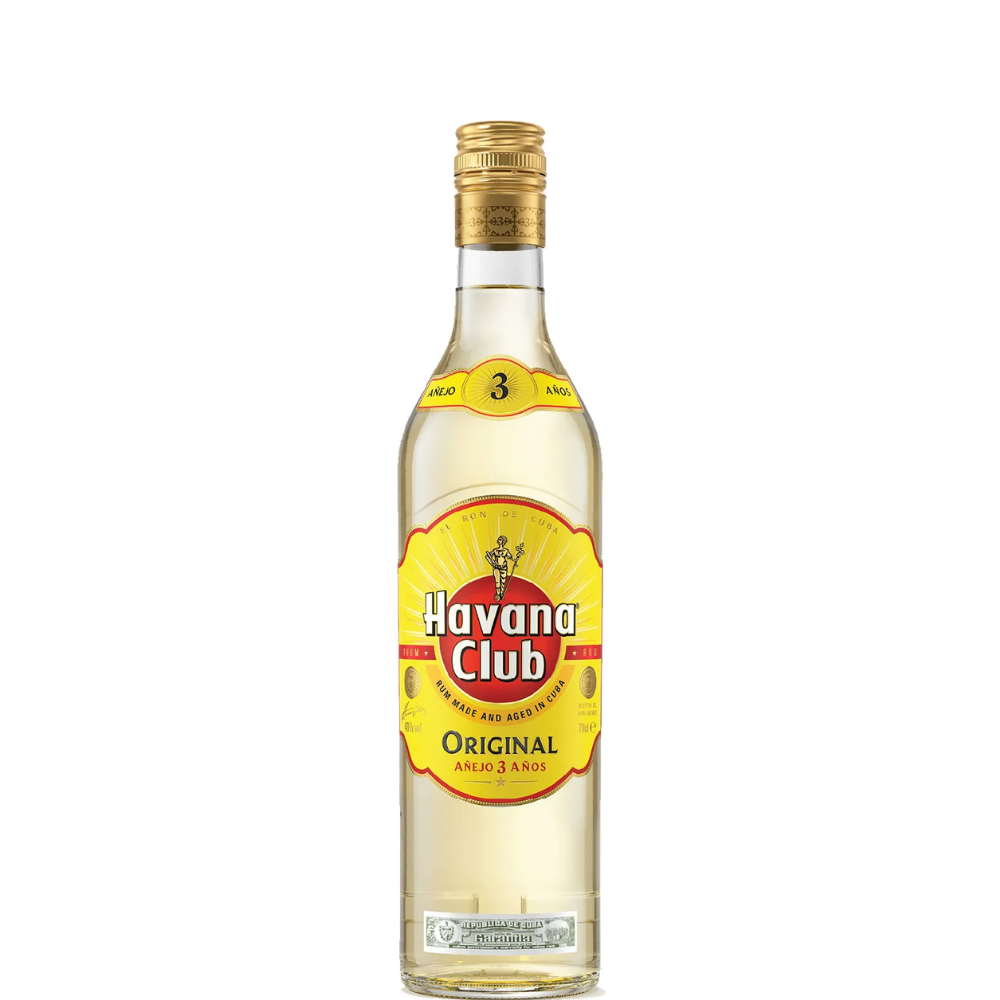 RON HAVANA CLUB AÑEJO BLANCO 1.0 LT. 3 AÑOS