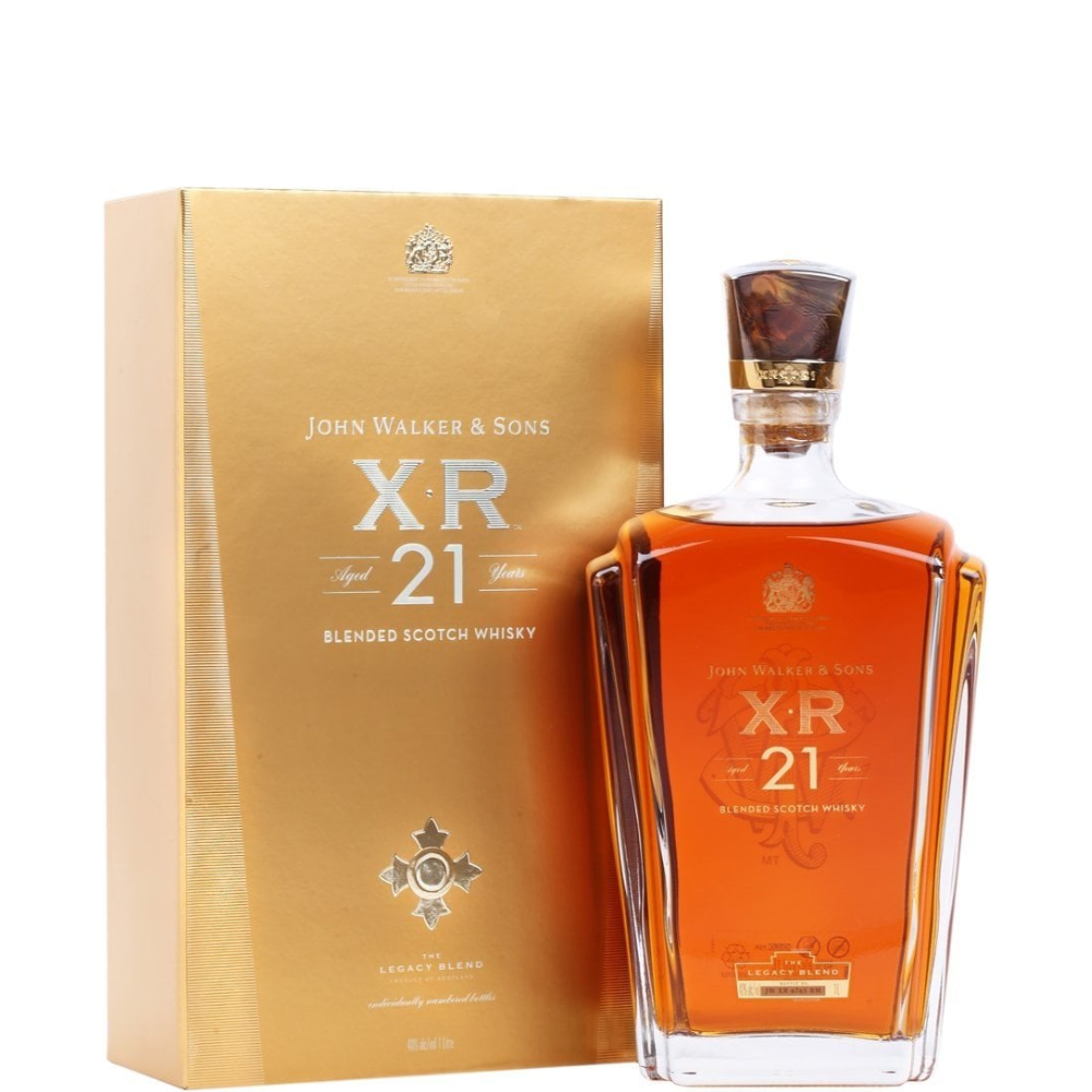 WHISKY JOHNNIE WALKER XR 21 AÑOS 750 ML.