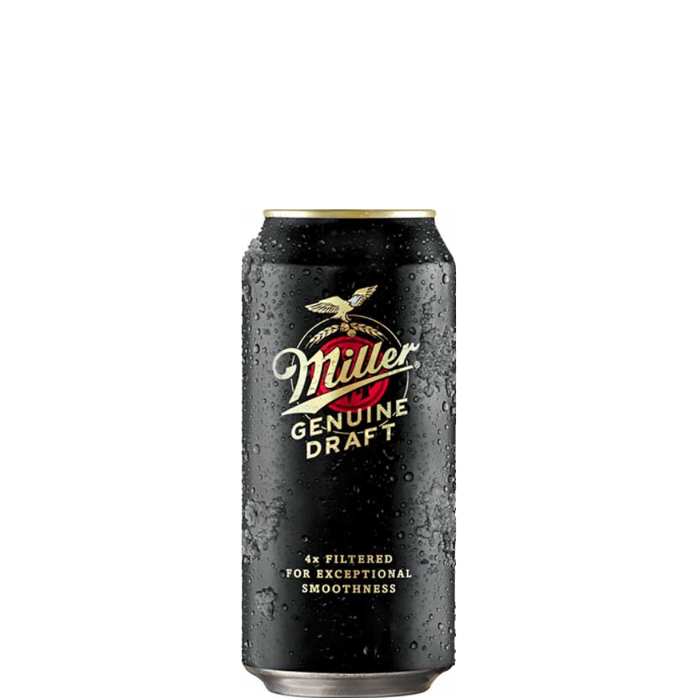 CERVEZA MILLER 473 ML. DISP. 24 LATAS