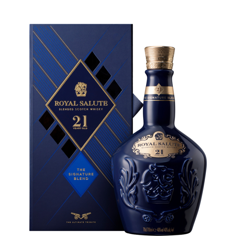 WHISKY ROYAL SALUTE 700 ML. 21 AÑOS THE SIGNATURE BLEND