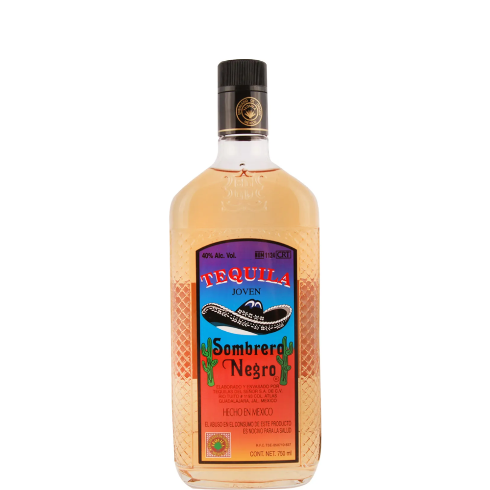 TEQUILA SOMBRERO NEGRO REPOSADO 750 ML.