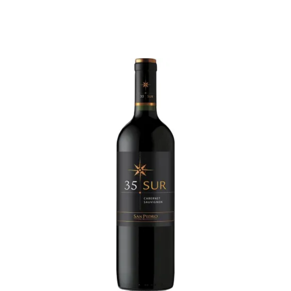 VINO 35 SUR MERLOT 750 ML.