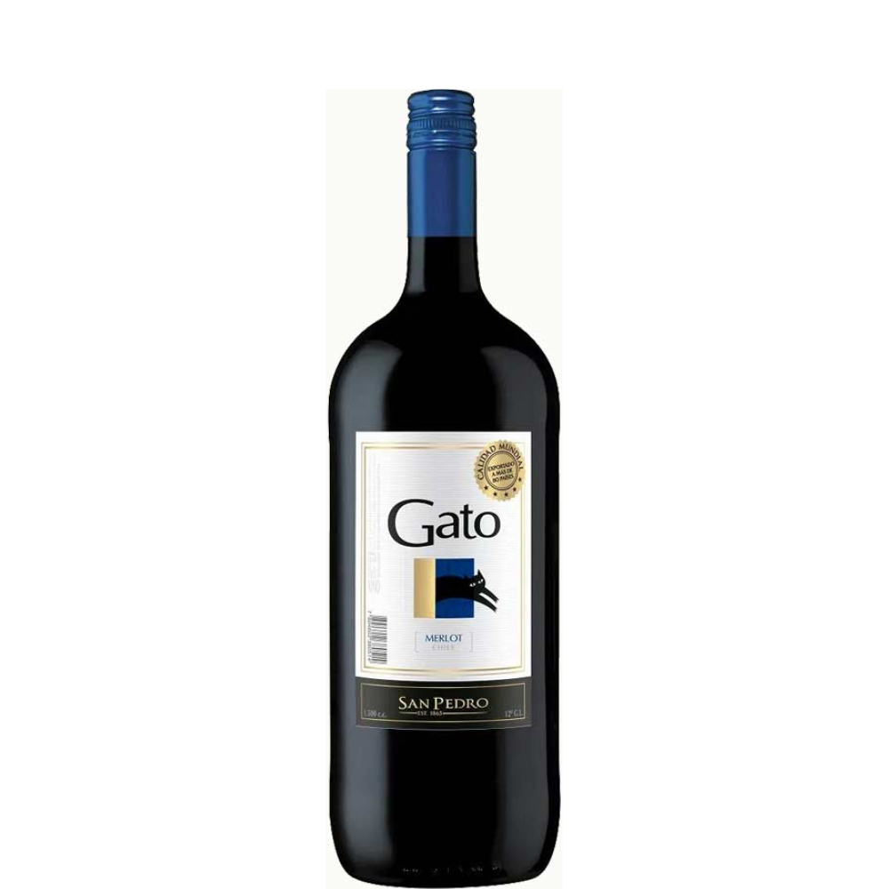 VINO GATO MERLOT 1.5 LT.