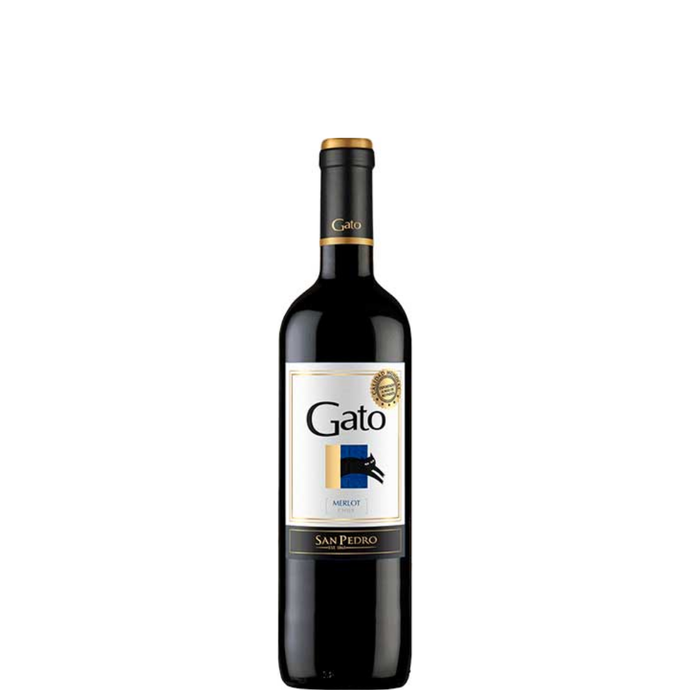 VINO GATO MERLOT 700 ML.