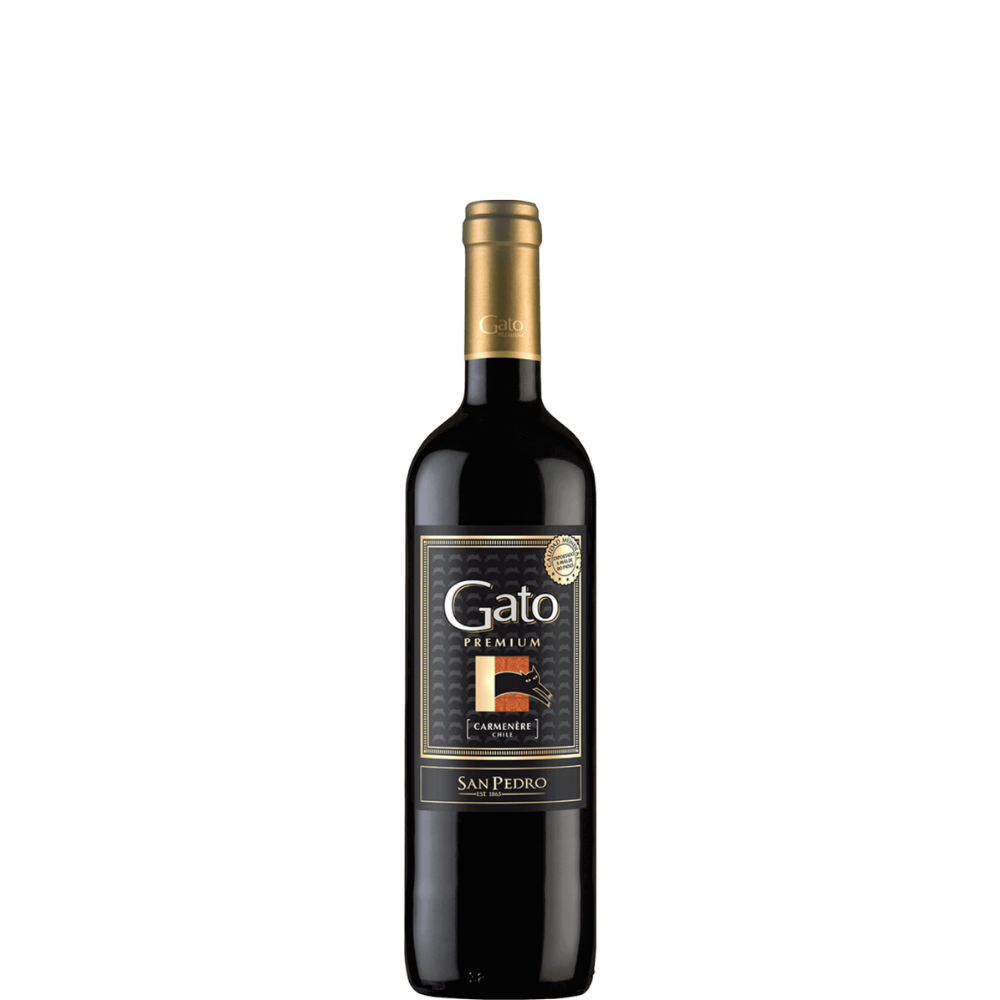 VINO GATO PREMIUM CARMENERE 750 ML.