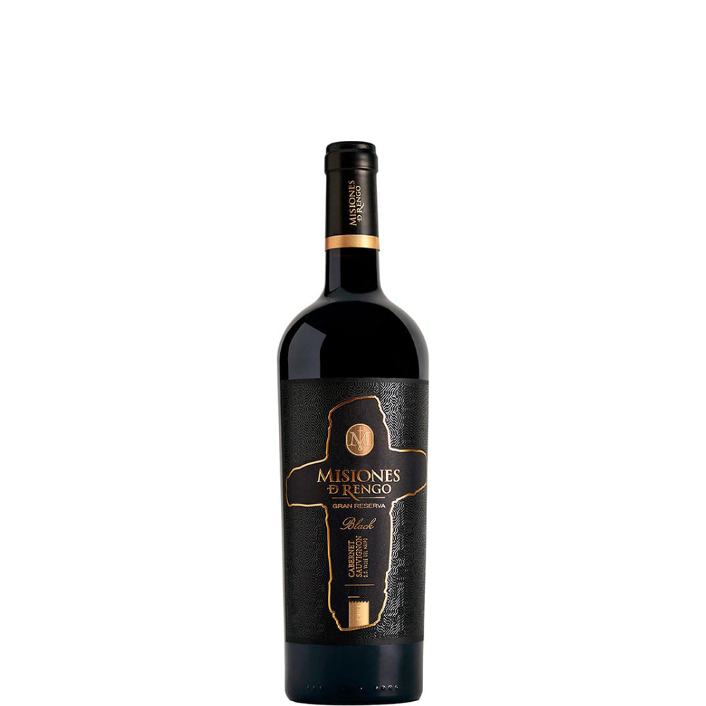 VINO MISIONES DE RENGO GRAN BLACK 750 ML.