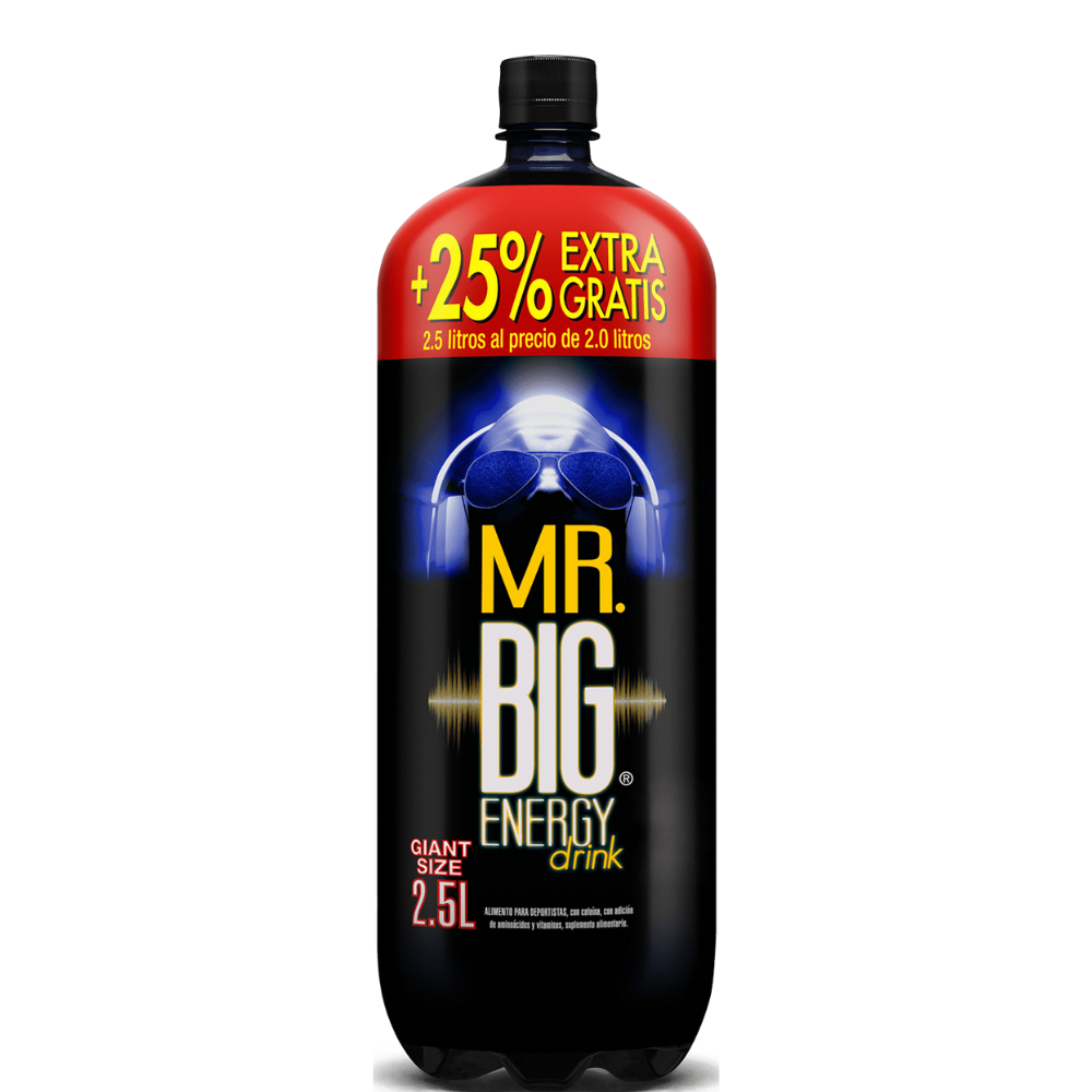 ENERGETICA MR BIG 2.5 LT. PACK 6 Botellas