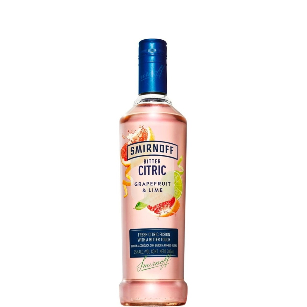 VODKA SMIRNOFF BITTER CITRIC 700 ML.