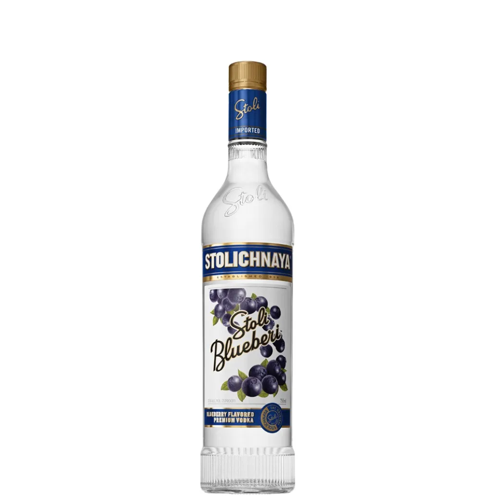 VODKA STOLICHNAYA BLUEBERRY 750 ML.