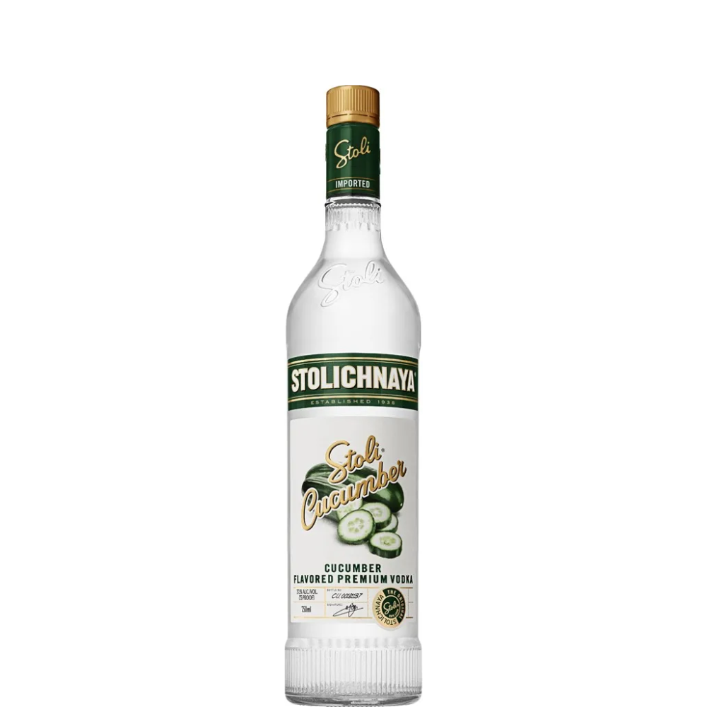 VODKA STOLICHNAYA CUCUMBER 750 ML.