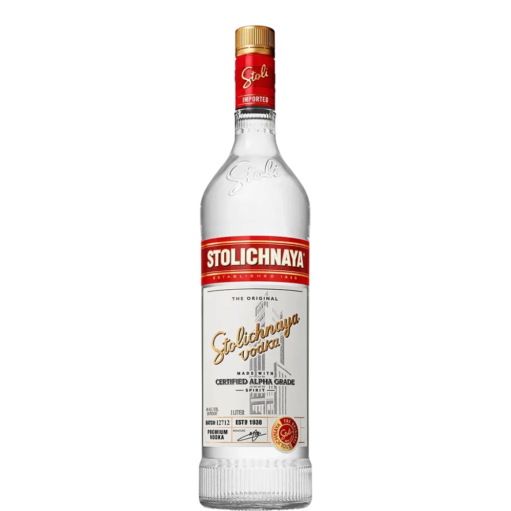VODKA STOLICHNAYA 1.0 LT.