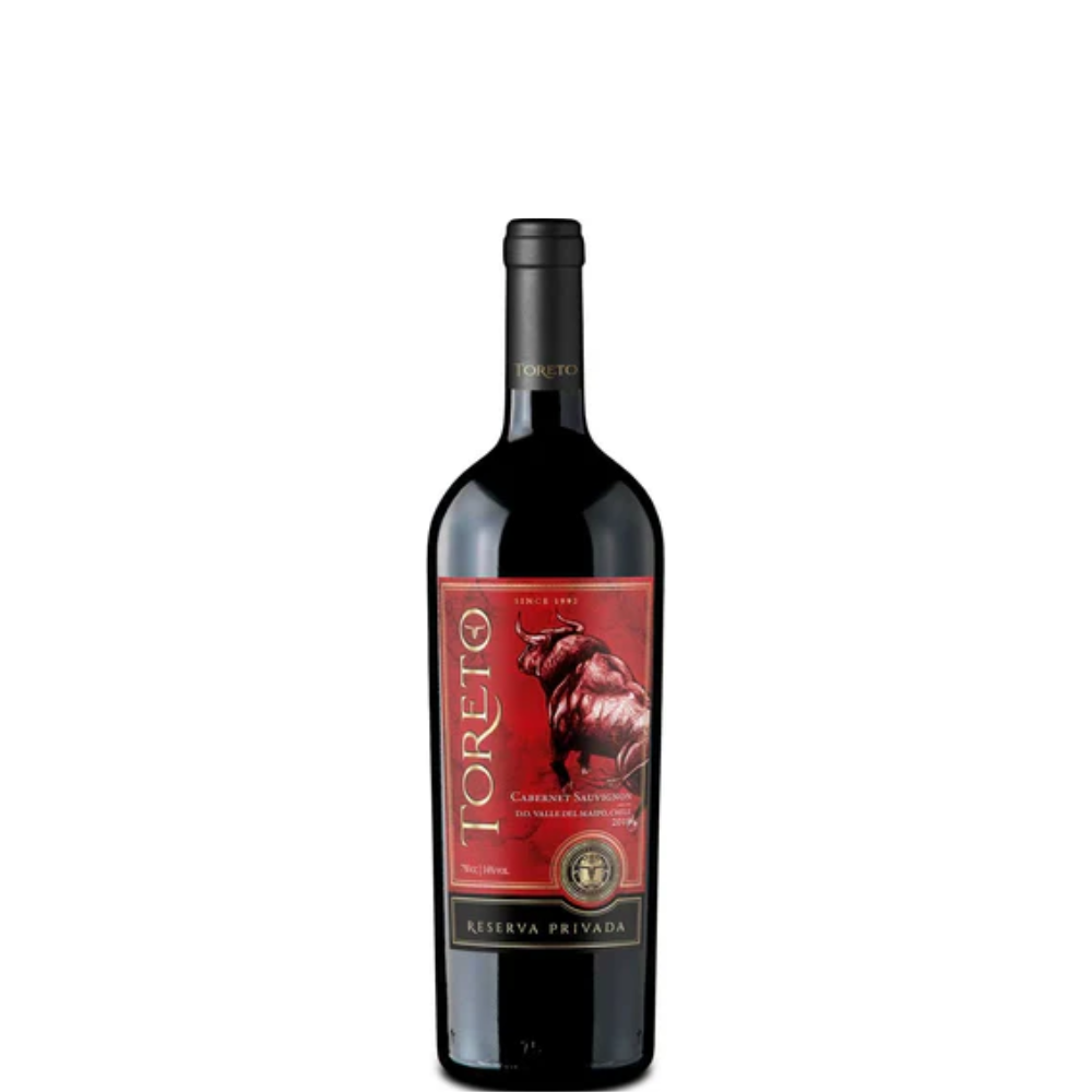 VINO TORETO RESERVA PRIVADA CABERNET SAUVIGNON 750 ML.
