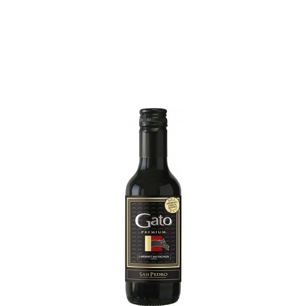 VINO GATO PREMIUN CABERNET S. 187 ML.