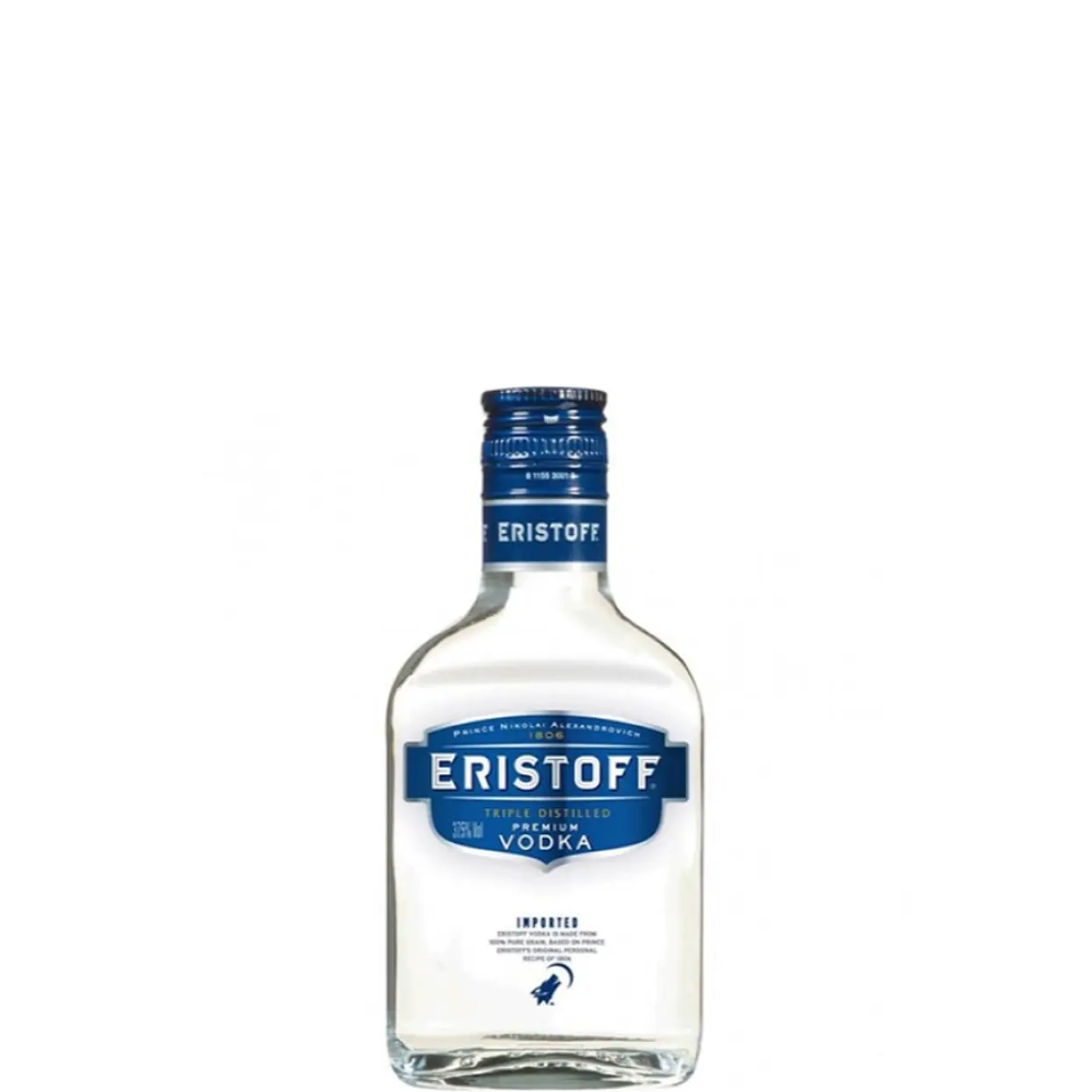 VODKA ERISTOFF PETACA 190 ML.