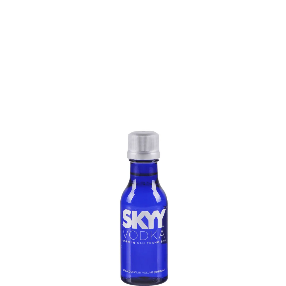 VODKA SKYY BLUE MINIATURA 0.50 ML.