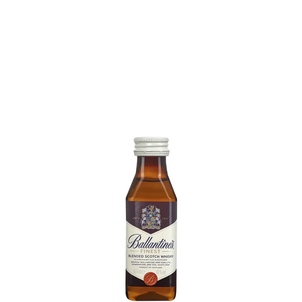 WHISKY BALLANTINES FINEST MINIATURA 0.50 ML.