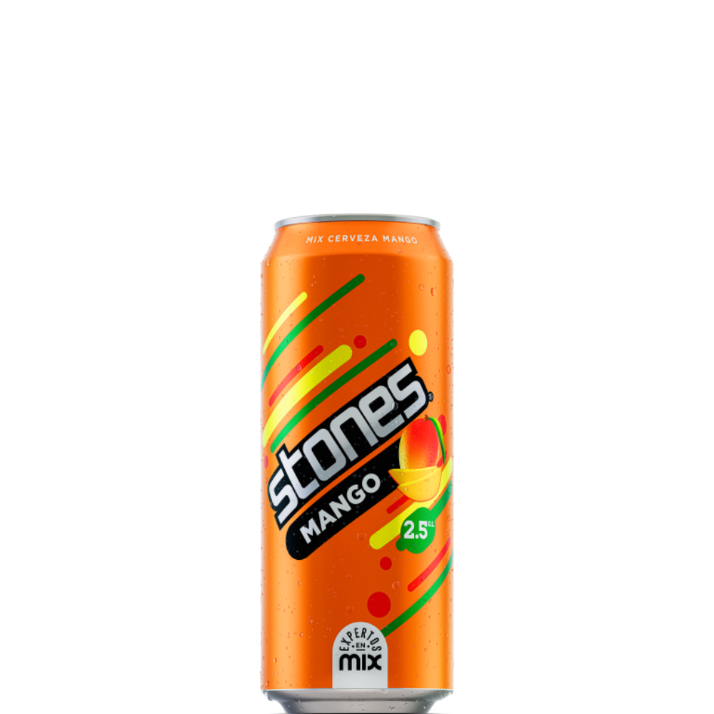 CERVEZA STONES MANGO 470 ML. DISP. 24 LATAS